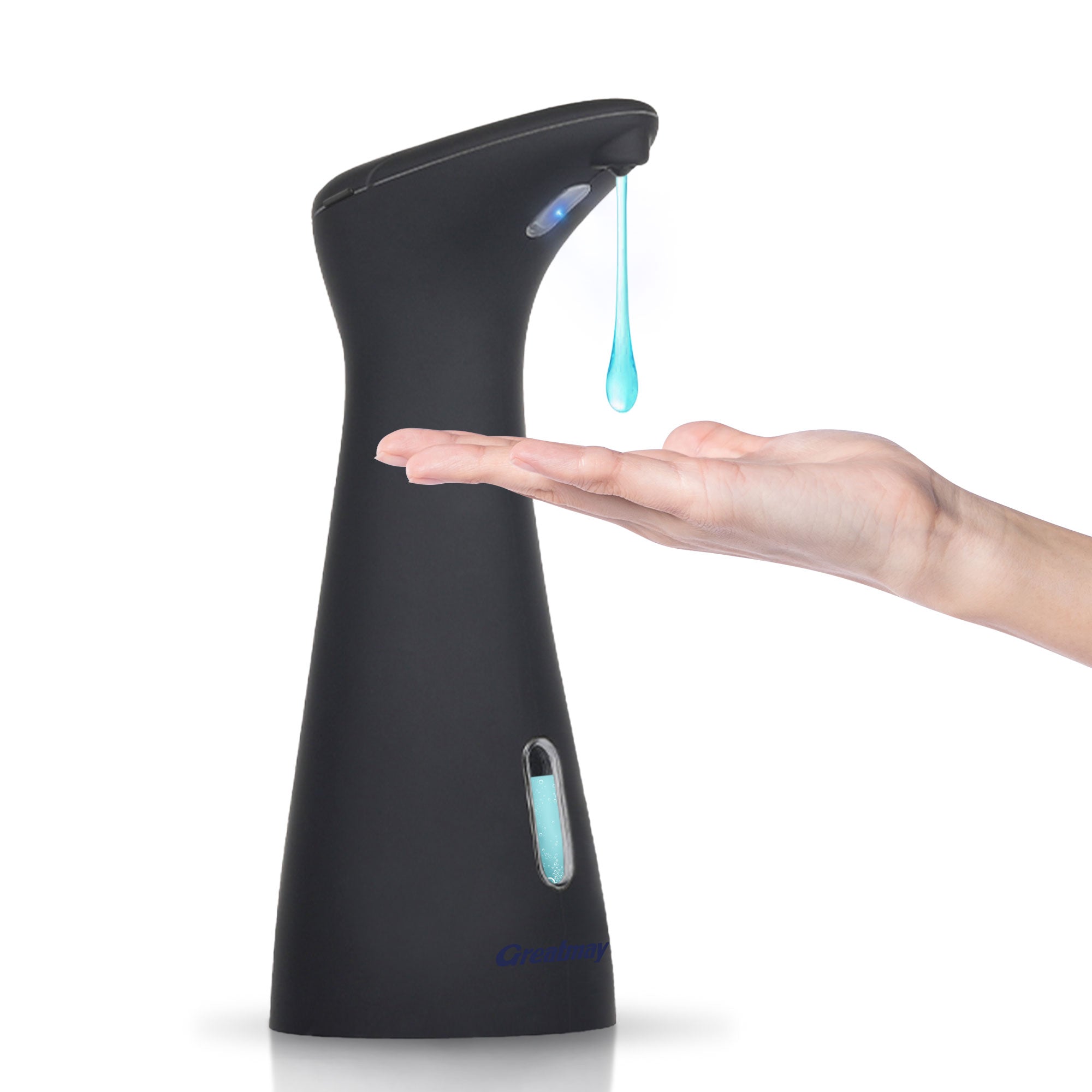 Automatic Liquid Soap Dispenser,200ML Touchless 4 Gear Adjustable,Countertop Electric Battery Operatedwhite Hand Soap Dispenser with Sensor for Bathroom,Kitchen,Office