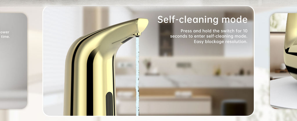 Convenient Automatic Soap Dispenser,4 Adjustable Levels Touchless Hand Sanitizer Pump with Infrared Sensor, 400 ml Countertop Electric Soap Dispenser for Bathroom,Kitchen