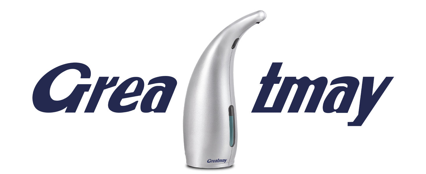￼ Adjustable automatic soap dispenser, non-contact, 4-speed adjustable, non-contact sensor liquid soap pump, 300ml AAA battery powered dispenser, suitable for kitchens and bathrooms.